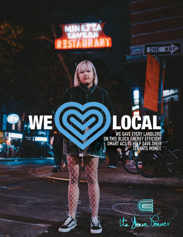 we love local poster