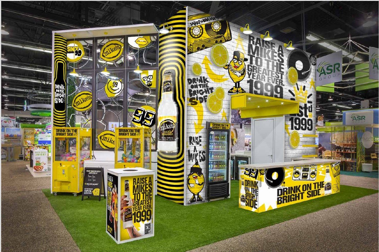 trade show booth: raise a mike's to the greatest year ever, est 1999