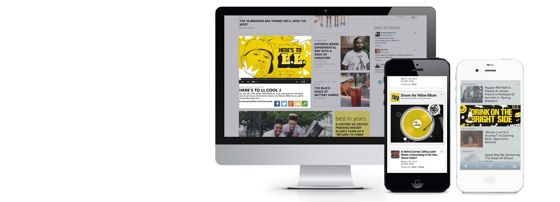 digital: mike's 1999 across desktop, tablet and phone