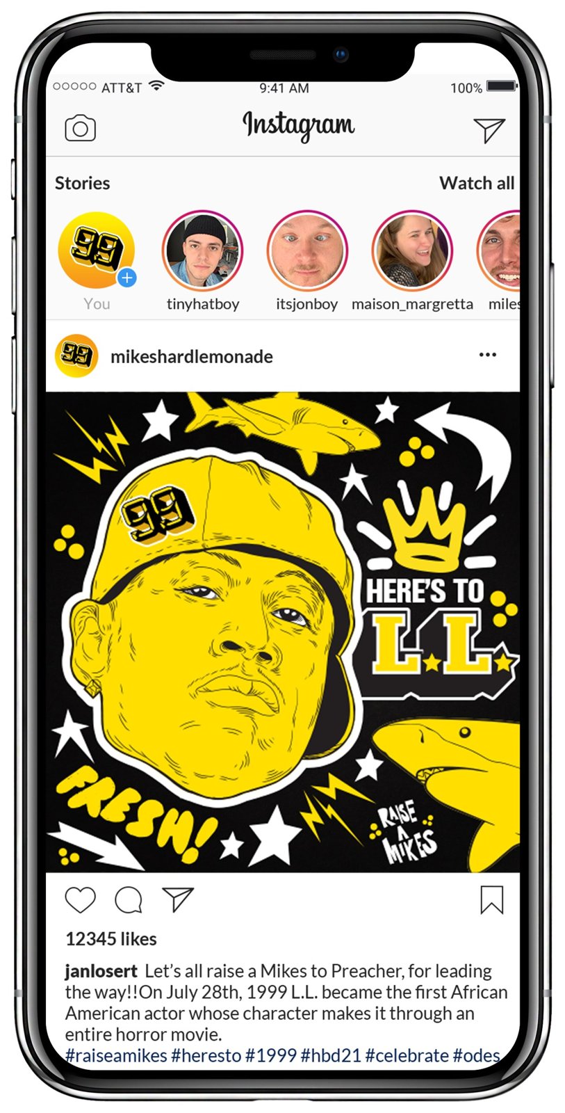 instagram posts: the yellow album and a here's to ll post