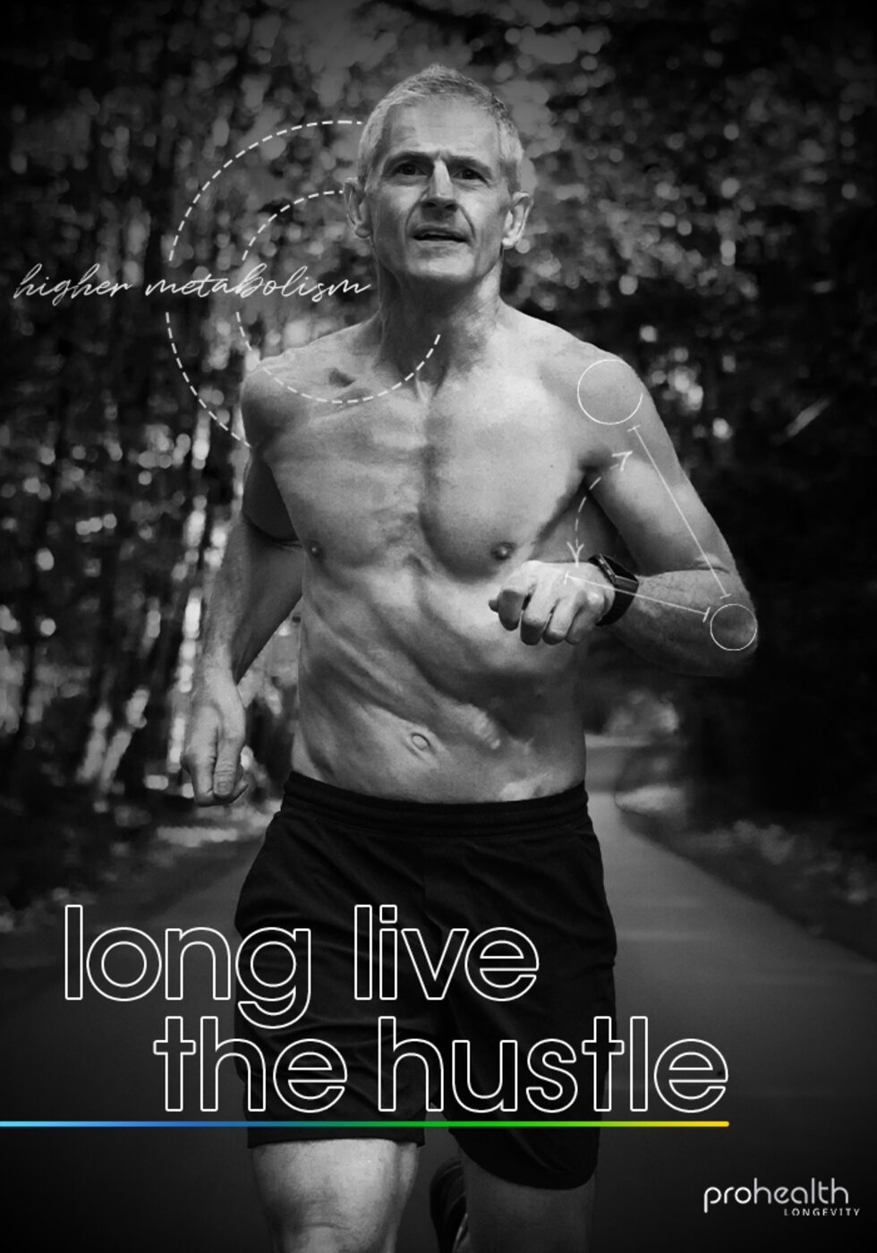 print ad: long live the hustle
