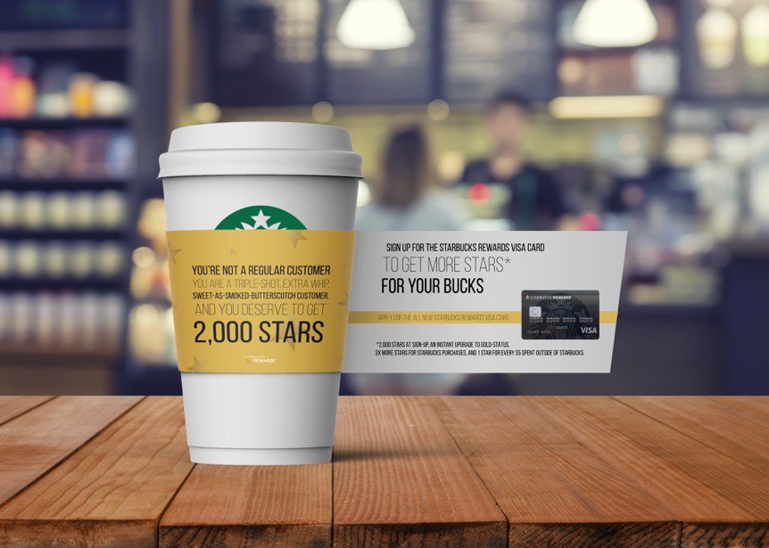 gold sleeve: you're not a regular customer, you're a triple shot extra whip customer, and you deserve 2,000 stars